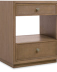 Sonnet - Two-Drawer Nightstand - Dark Gray
