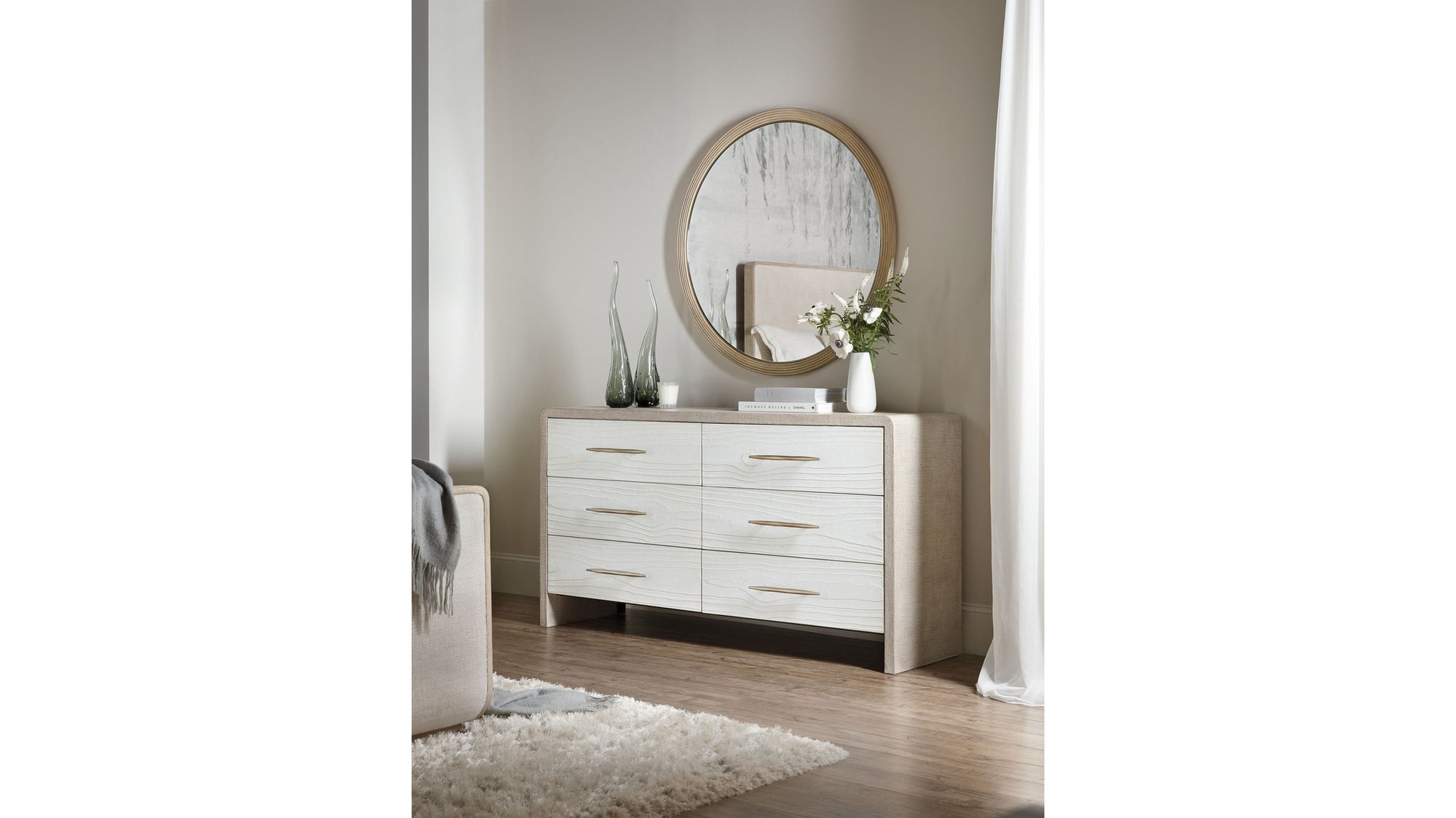Cascade - 6-Drawer Dresser - White
