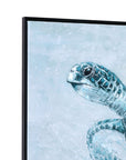 Kemps Bay Framed Canvas - Blue