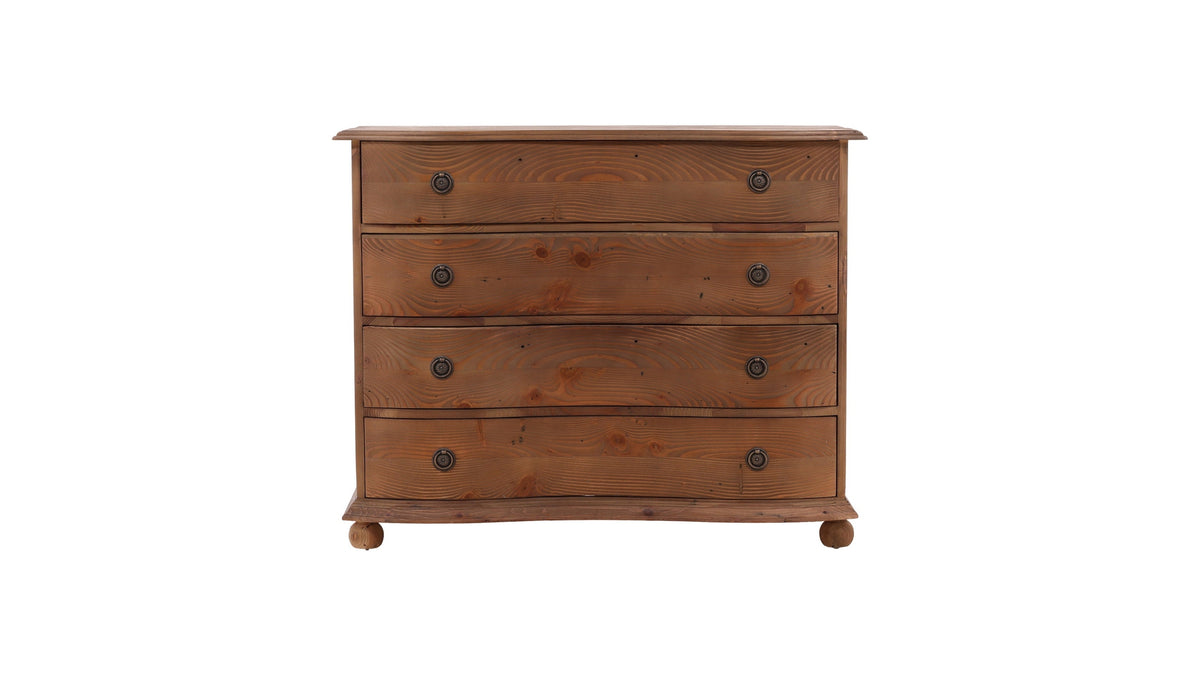 Bowfront - Pine Chest