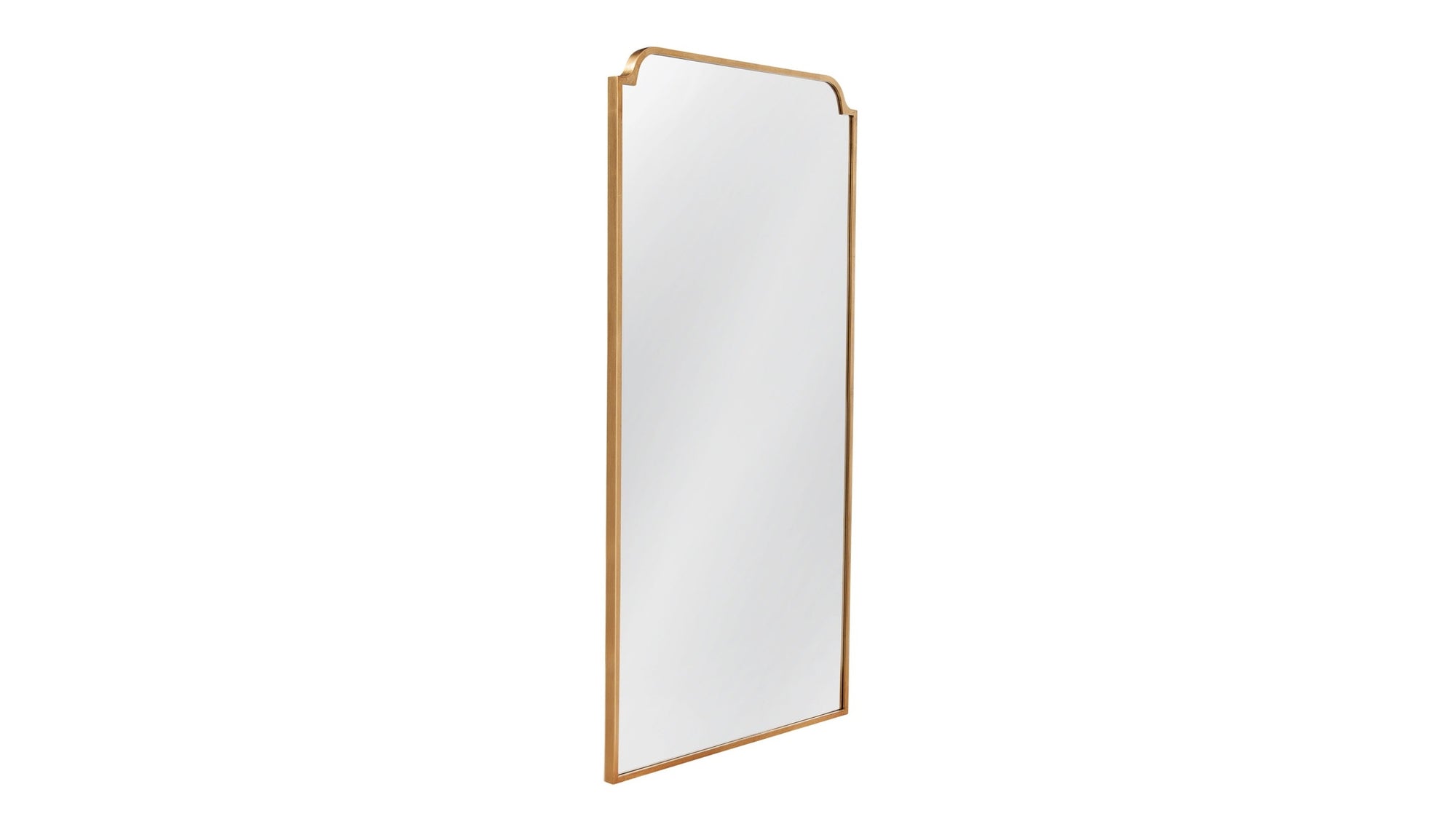 Isla - Floor Mirror - Gold Leaf