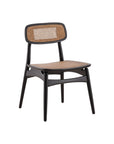 Macie - Side Chair (Set of 2) - Black / Light Brown
