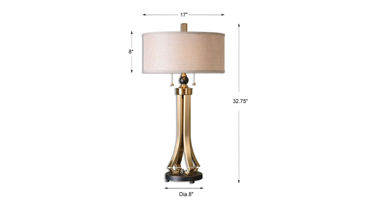 Selvino - Table Lamp - Brushed Brass
