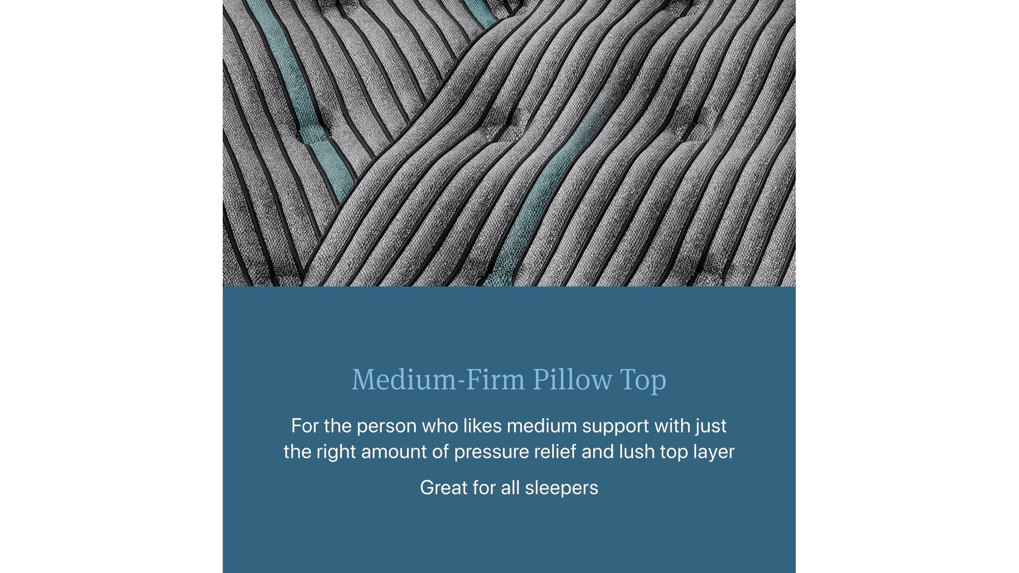 Beautyrest - Level Two Medium Firm Pillow Top Mattress