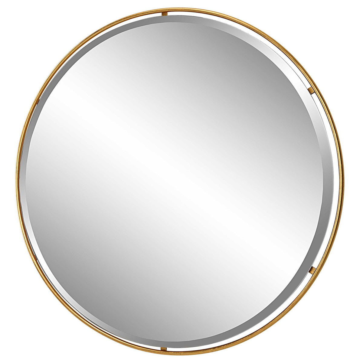 Canillo - Round Mirror - Gold