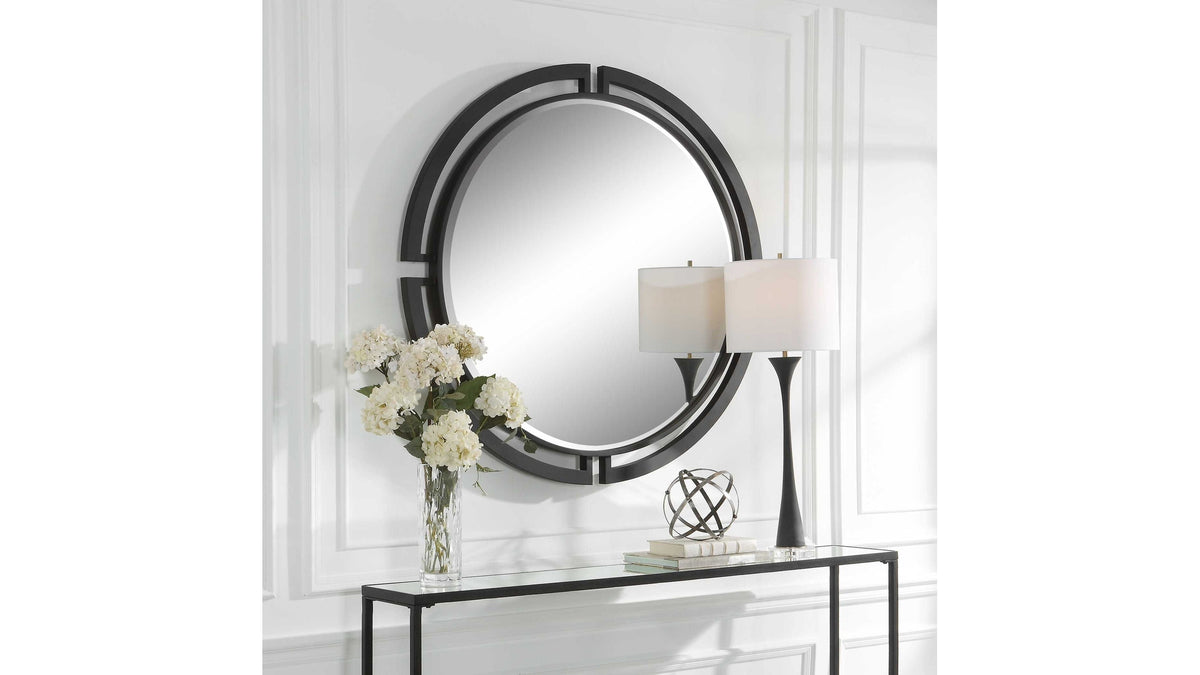 Quadrant - Modern Round Mirror