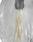 Campester - 1 Light Watered Glass Mini Pendant - Silver