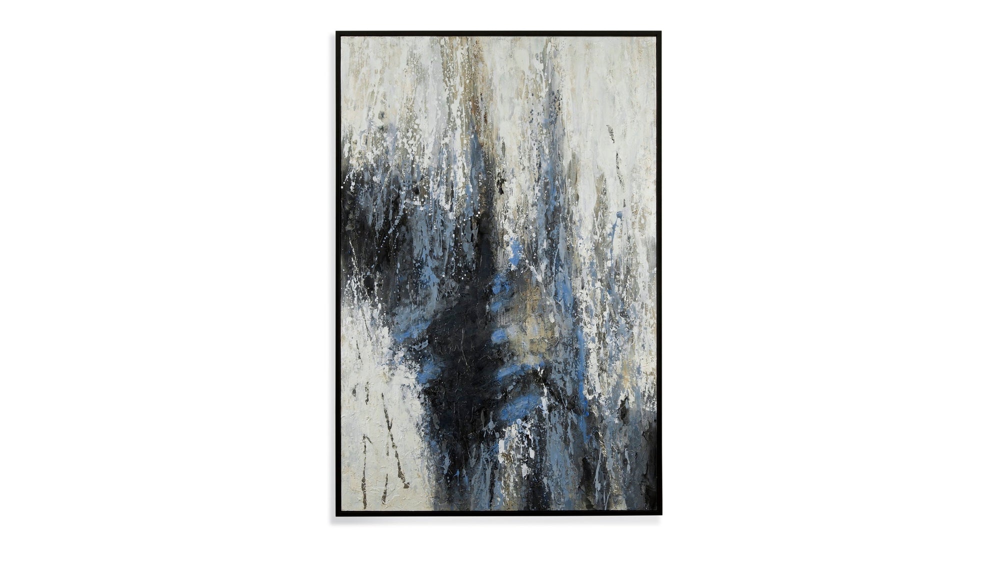 Blue Quiet Canvas Art - Blue