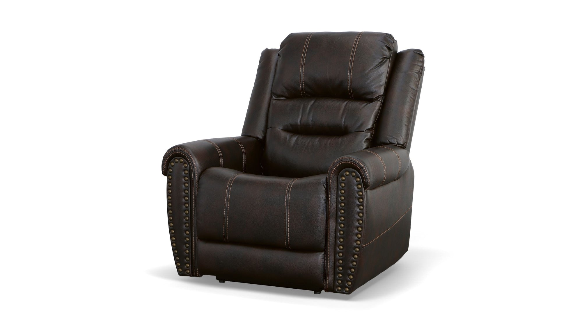 Oscar - Power Recliner With Power Headrest - Molasses