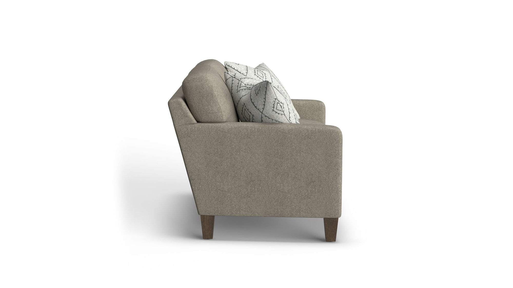 Moxy - Fabric Loveseat With Straight Track Arms