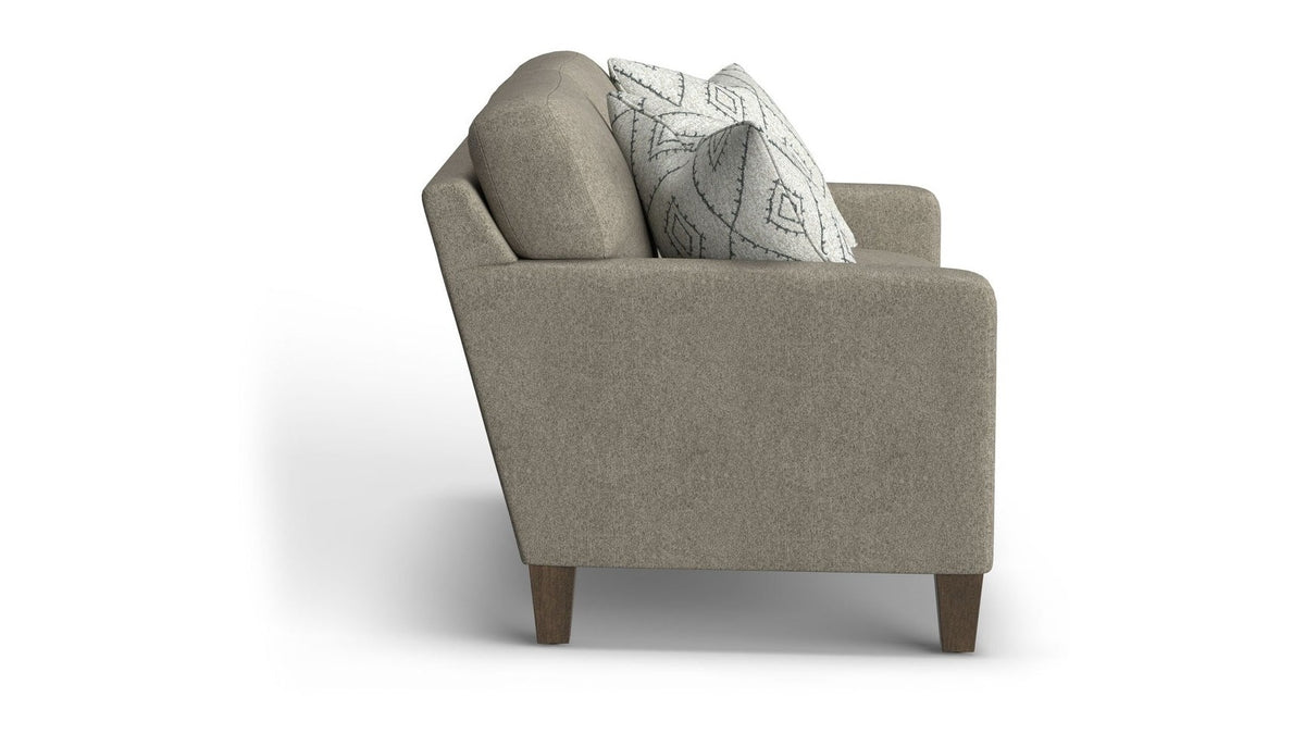 Moxy - Fabric Loveseat With Straight Track Arms