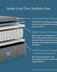 Beautyrest - Level Two Hybrid Medium Firm Mattress
