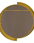 Reverse - Round Mirror - Dark Brown
