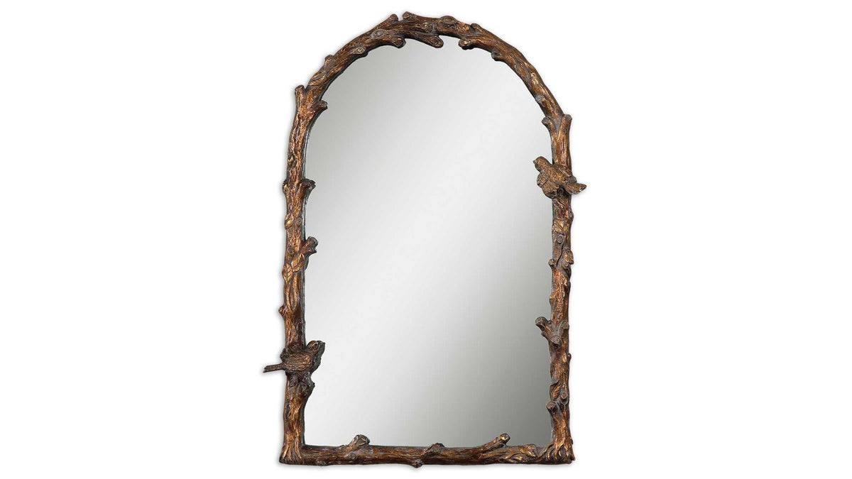 Paza - Arch Mirror - Antique Gold