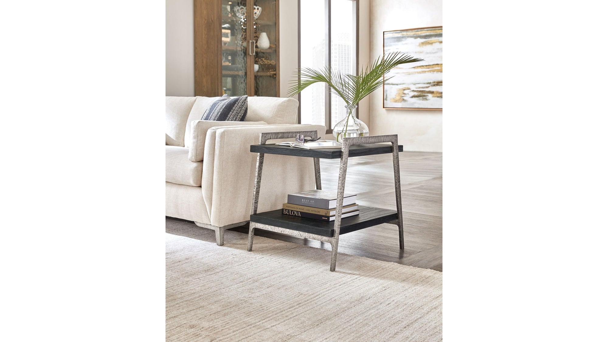 Chapman - Shou Sugi Ban End Table - Black