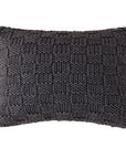 Chess Knit - Dutch Euro Pillow - Slate