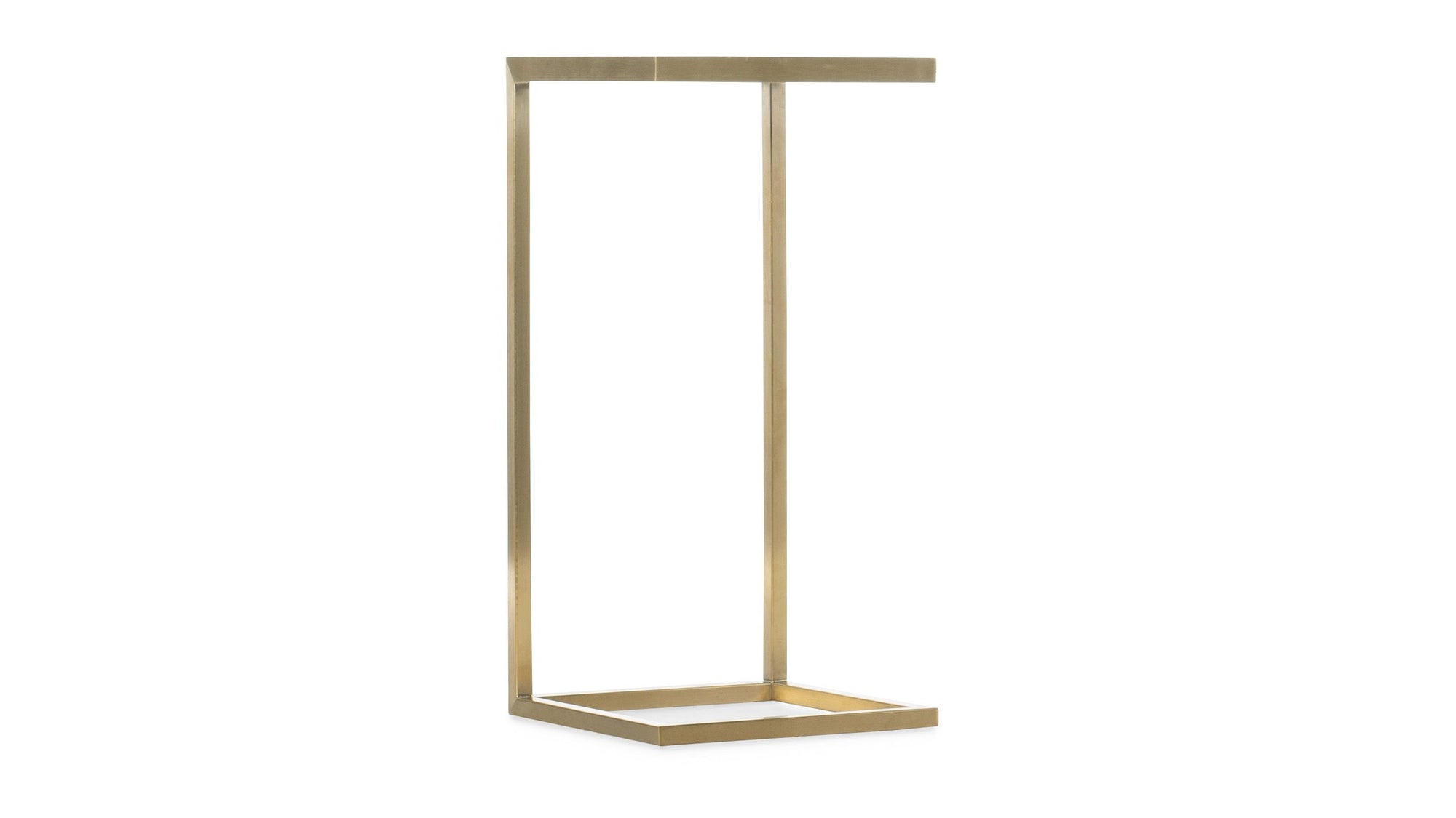 Melange - Holmes C-Shaped Accent Table - Gold