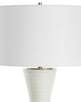 Ridgeline - Matte White Table Lamp - White