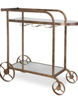 Carrinho - Antique Bar Cart - Brass