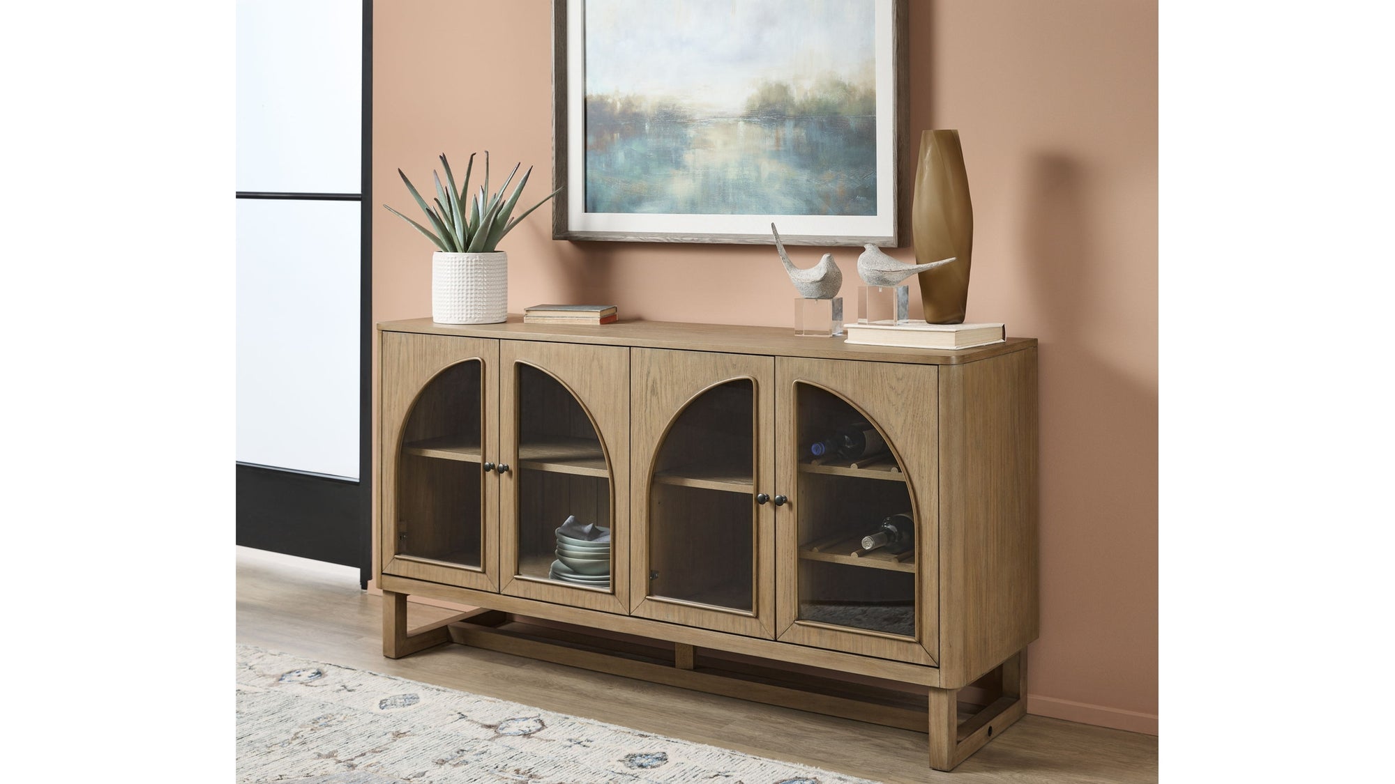 Normandy - Dining Buffet - Light Brown