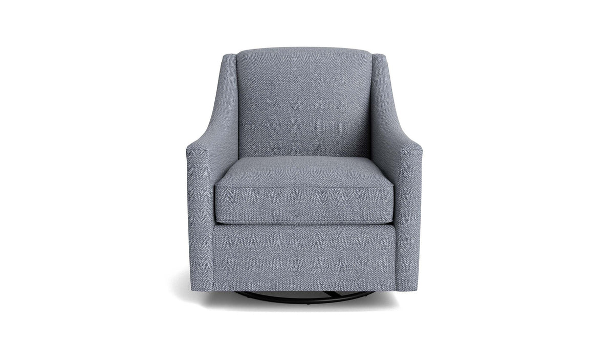 Corinna Slope Arm Swivel Glider Chair