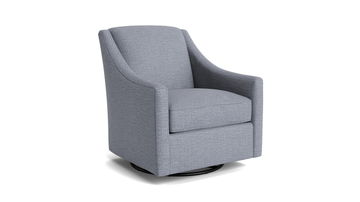 Corinna Slope Arm Swivel Glider Chair