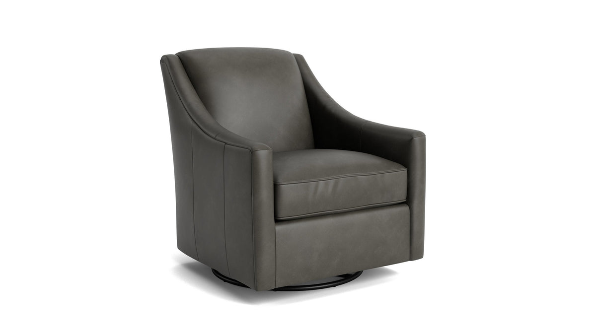 Corinna Slope Arm Swivel Glider Chair