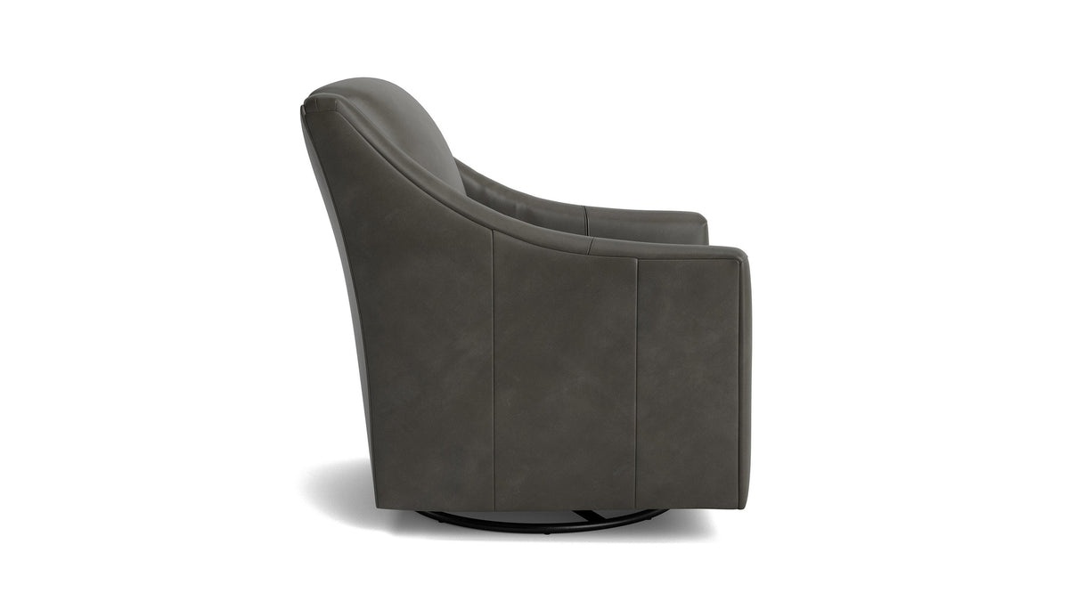 Corinna Slope Arm Swivel Glider Chair