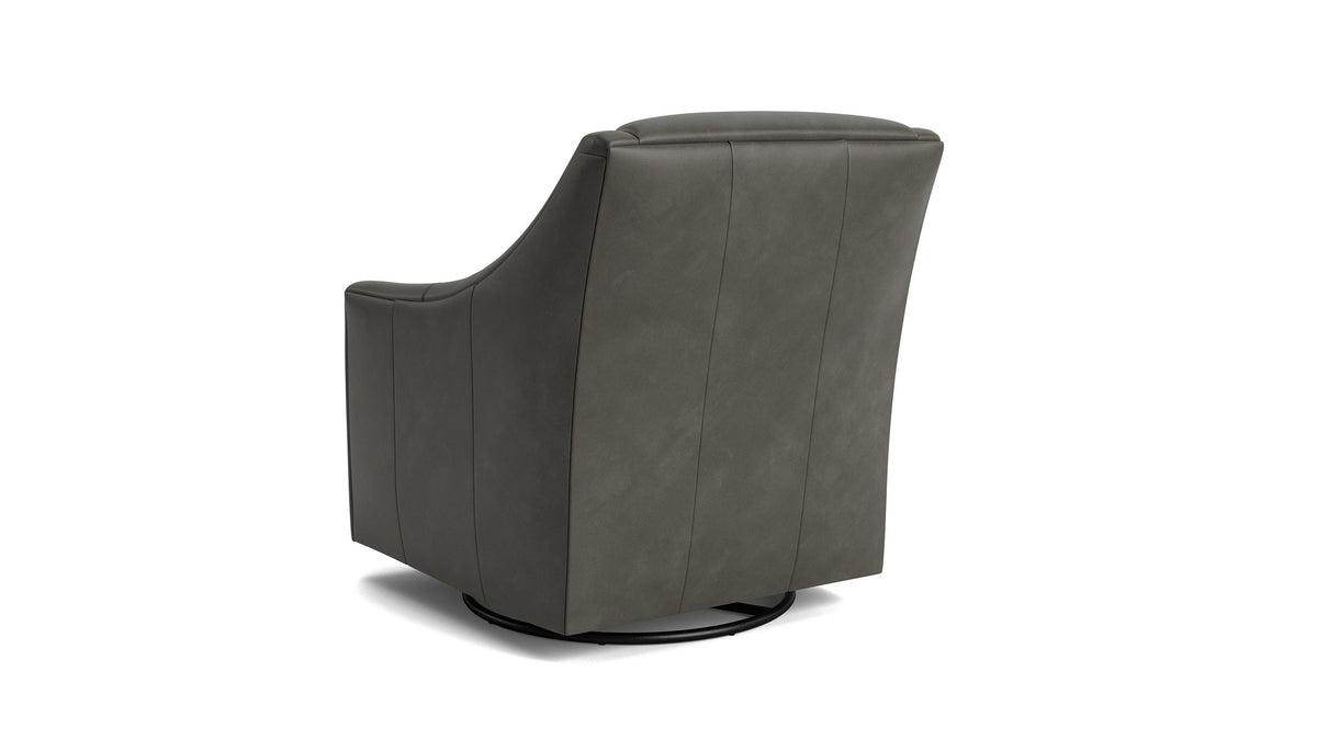 Corinna Slope Arm Swivel Glider Chair