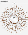 Tangled - Round Mirror - Bronze