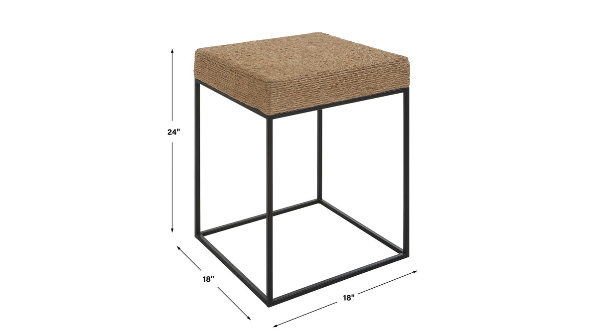 Laramie - Rustic Rope Accent Table