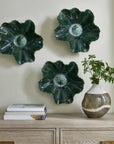 Verdant Bloom - Outdoor Bowl - Emerald Green