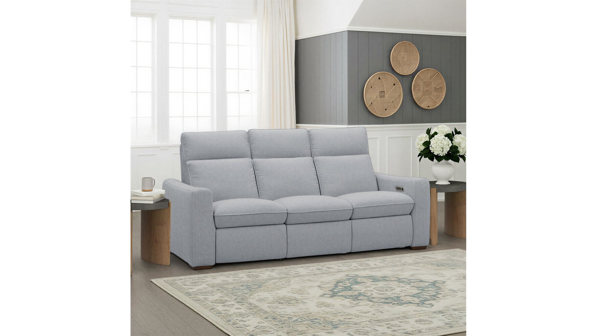 Ava - Power Reclining Sofa With Power Headrest &amp; Lumbar