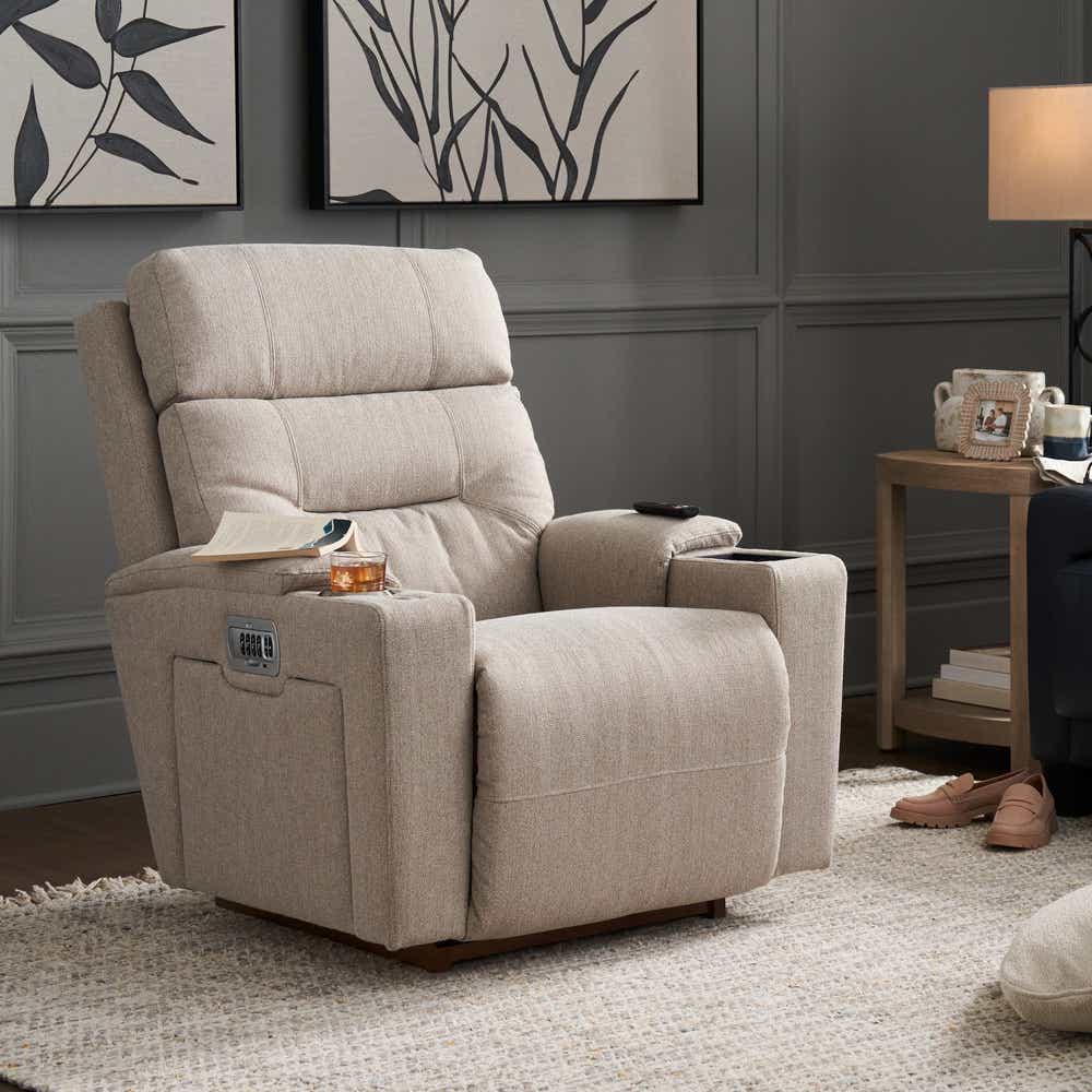 Neo Power Rocking Recliner w/ Headrest &amp; Lumbar