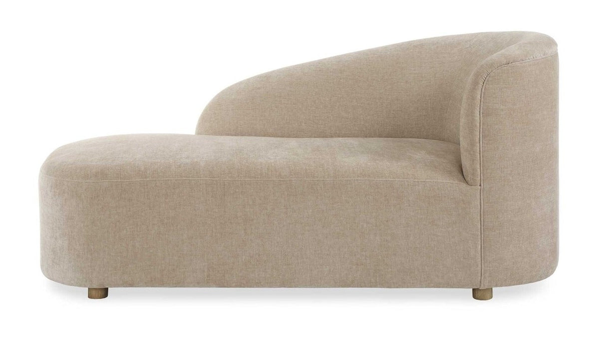Fae - Arm Chaise Lounge - Beige