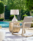Sumba - Outdoor Wicker Rocking Chair - Gray