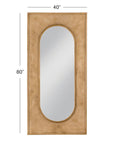 Liam - Floor Mirror - Natural