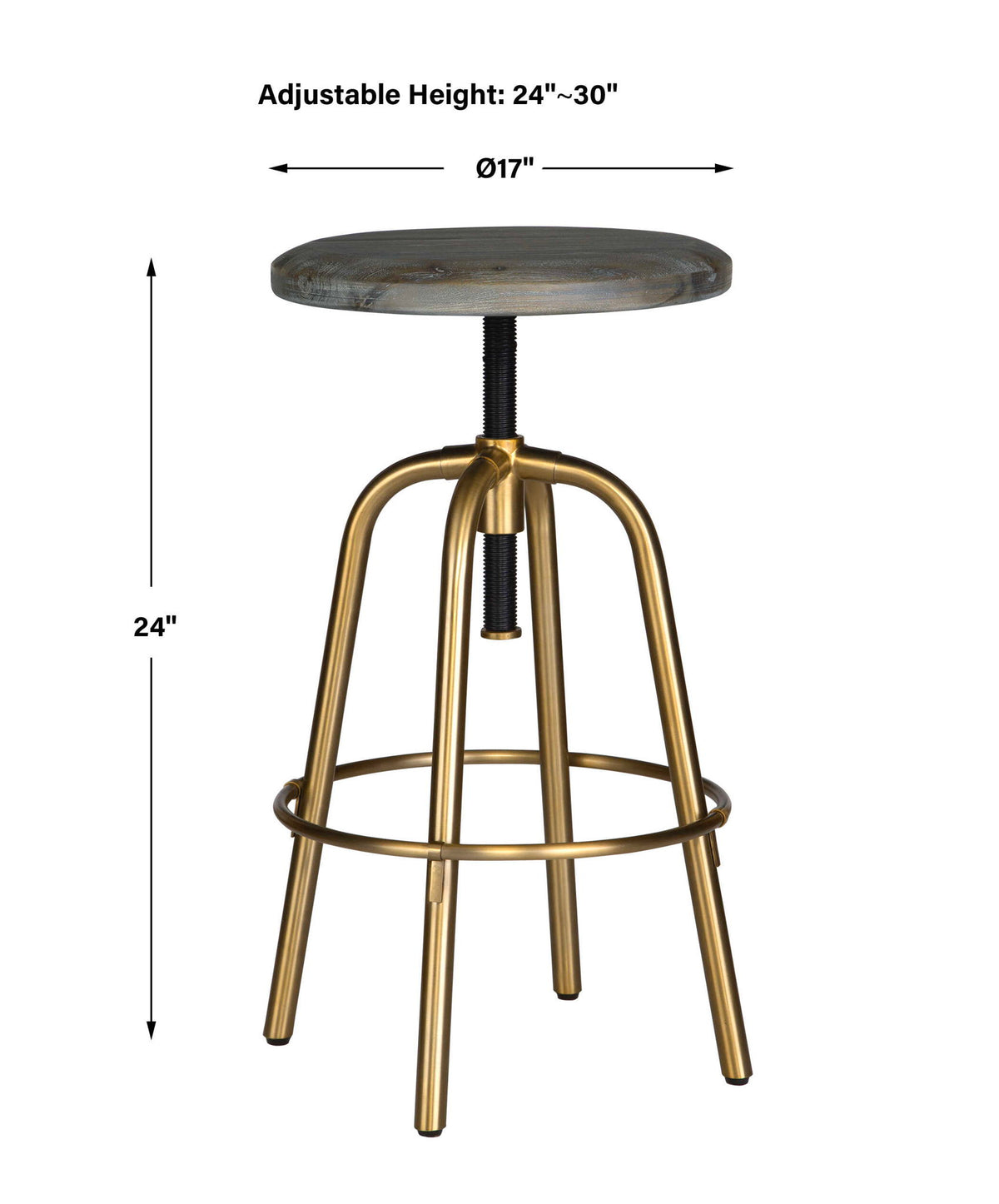 Revolve - Counter Stool - Bronze