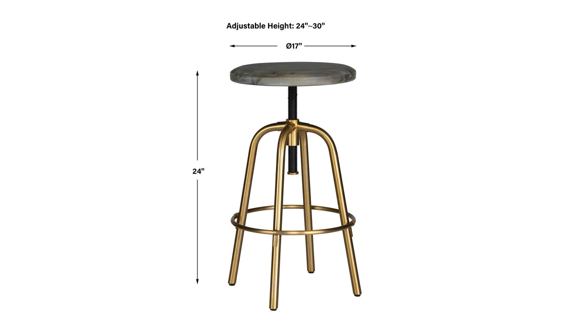 Revolve - Counter Stool - Bronze