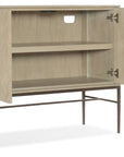 Cascade - Credenza With Metal Legs - Light Brown
