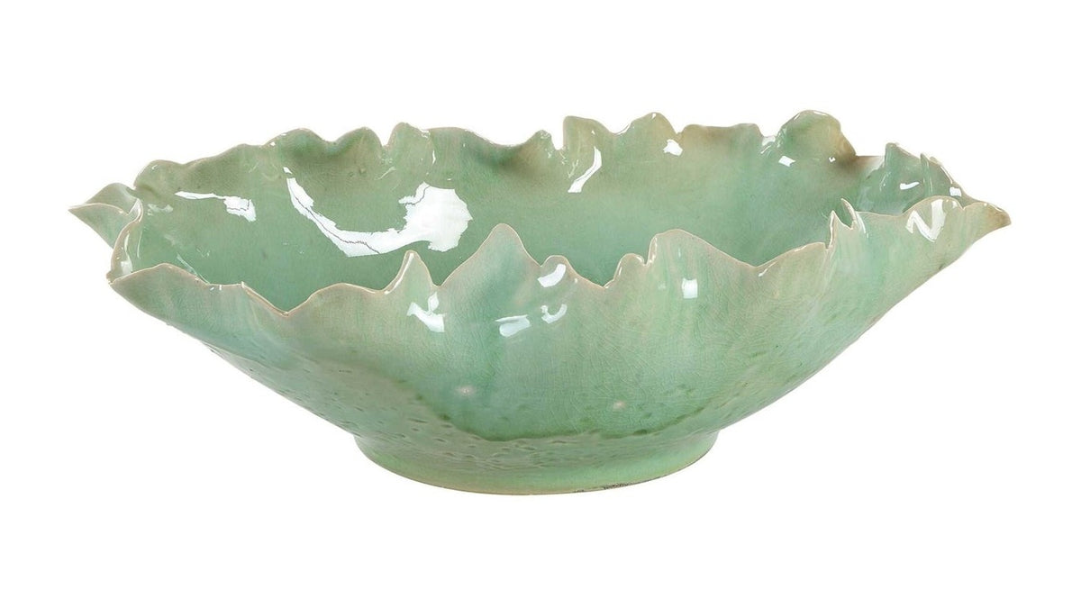 Lila - Glass Bowl - Green