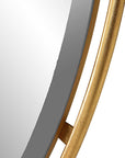 Canillo - Round Mirror - Gold