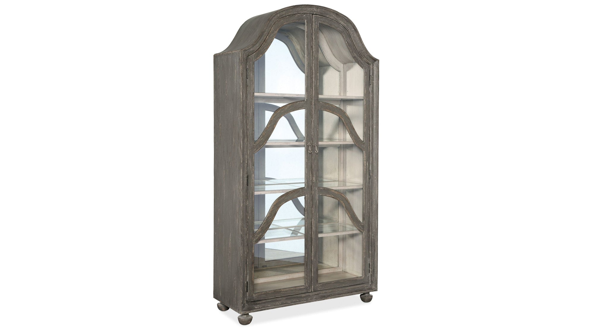 Alfresco - Costa Display Cabinet - Dark Gray