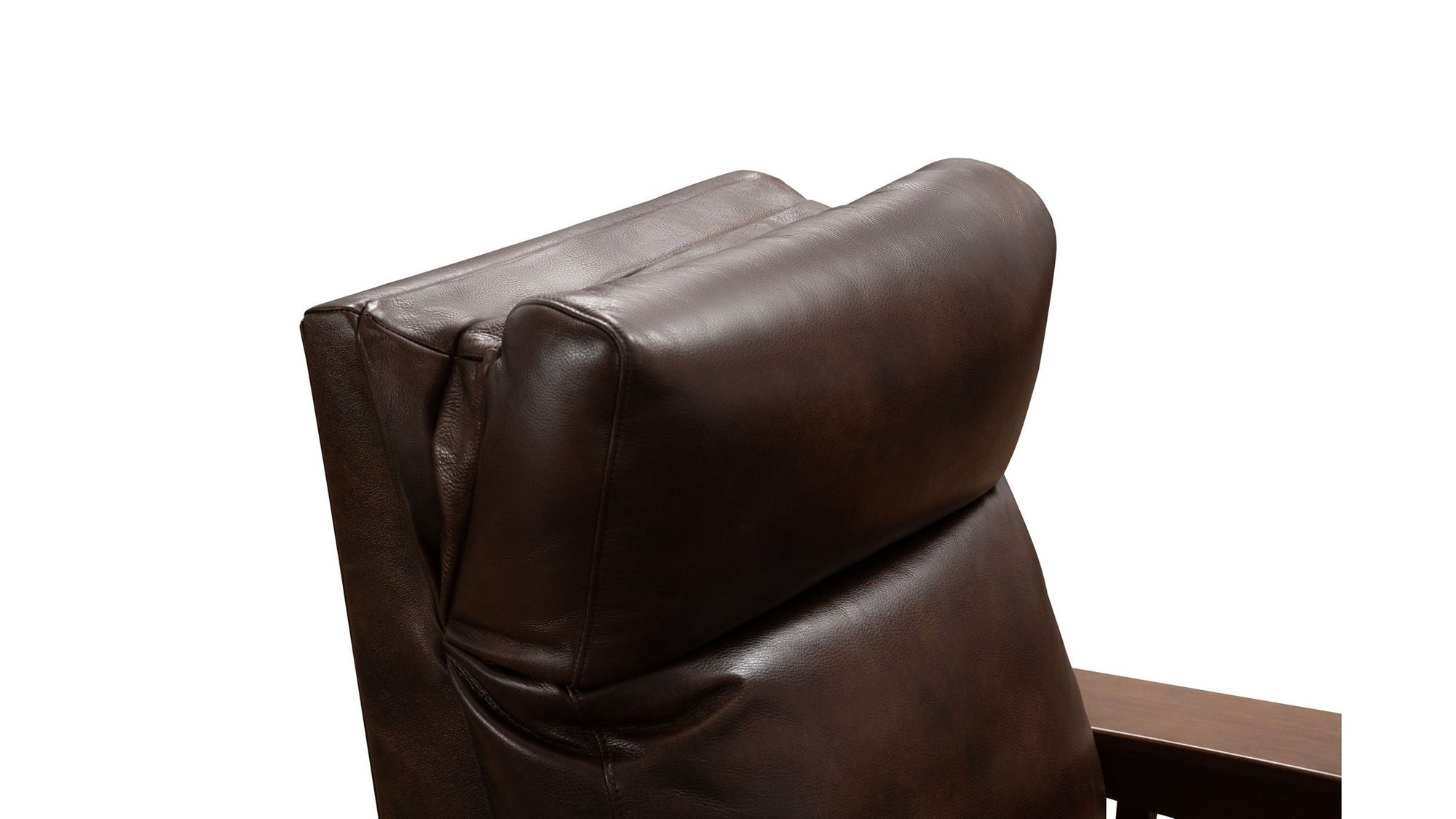 Artisan - Power Recliner-With Power Headrest - Dark Brown