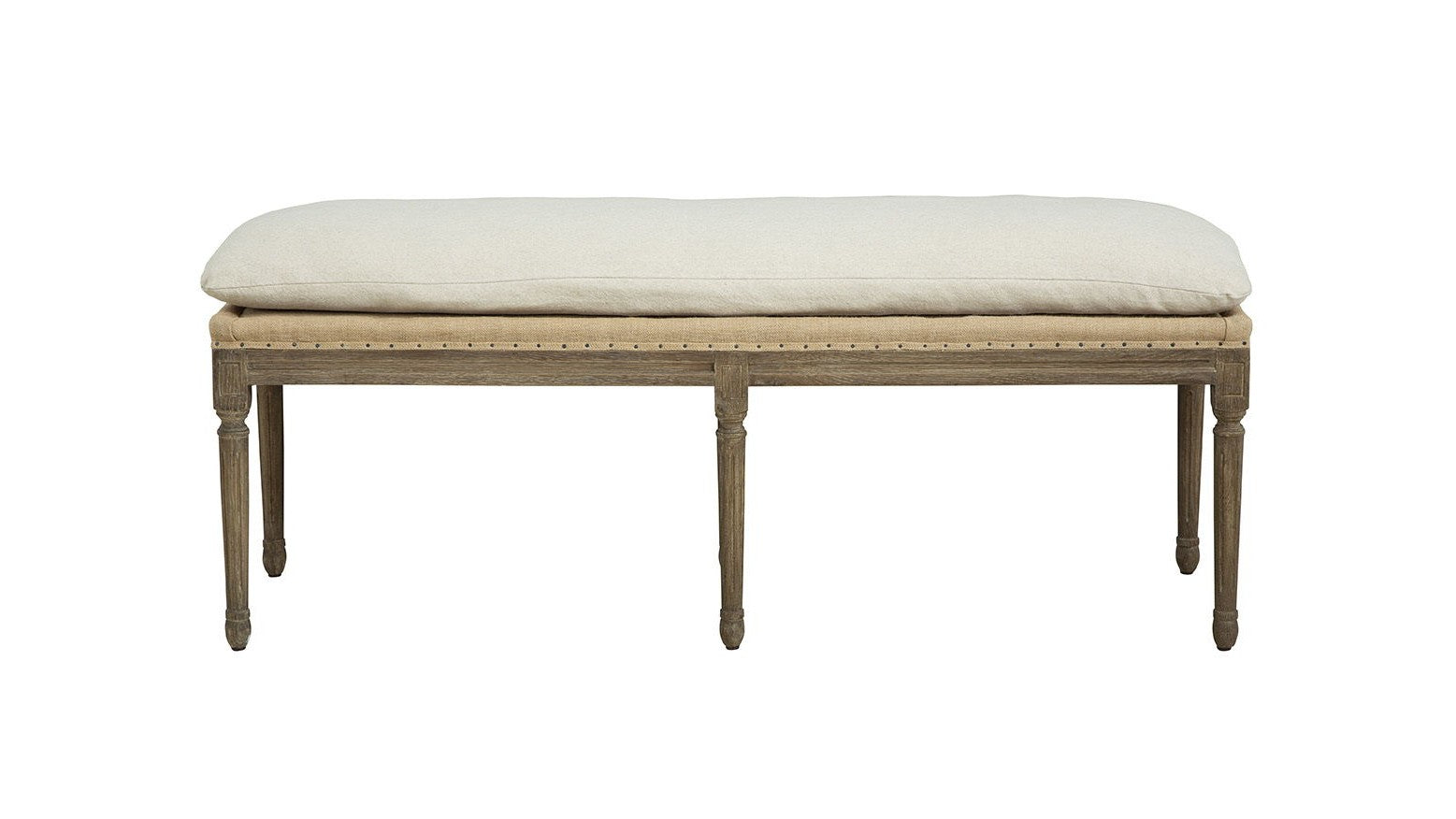 Milton - Bench - Beige / Light Brown