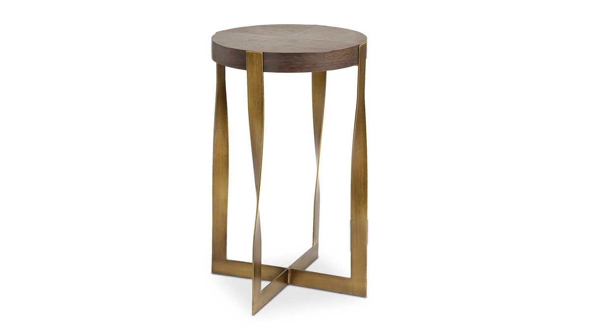 Drew - Brass Accent Table - Bronze