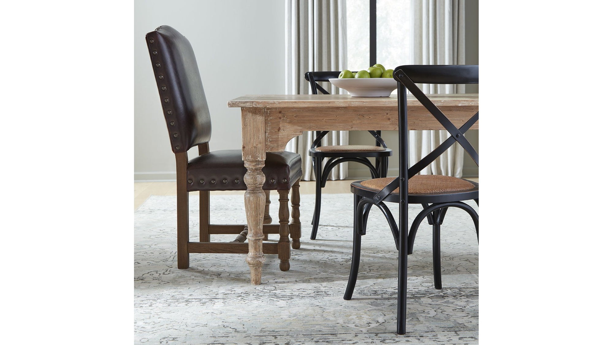 Percy - Dining Table - Light Brown