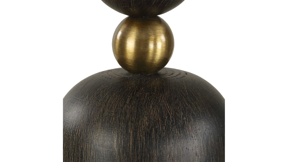 McQuinn - Table Lamp - Dark Walnut