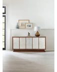 Melange - Lloyds Leopard Entertainment Credenza - Dark Brown
