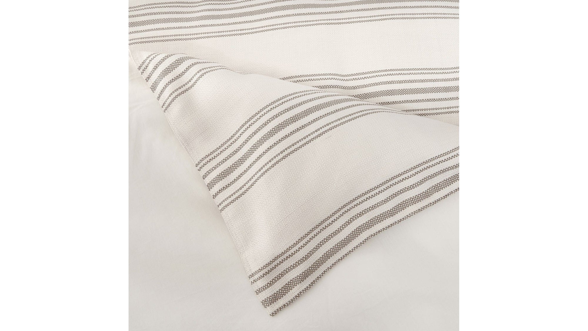 Prescott - Queen Duvet Cover Set Set of 3 - Taupe